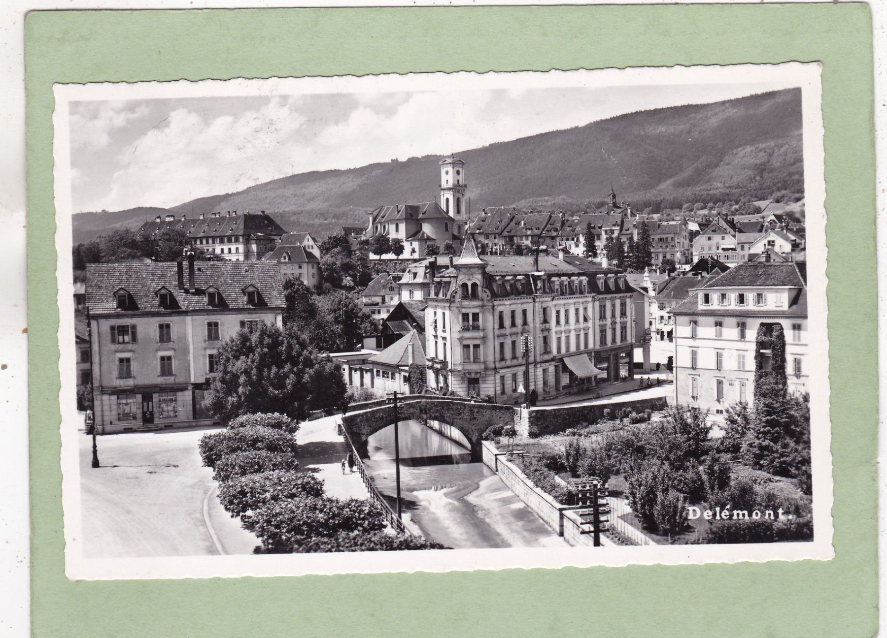 Cartoline postali: Delémont 1952 – Usato da Herisau venduto da Lisegrat2008