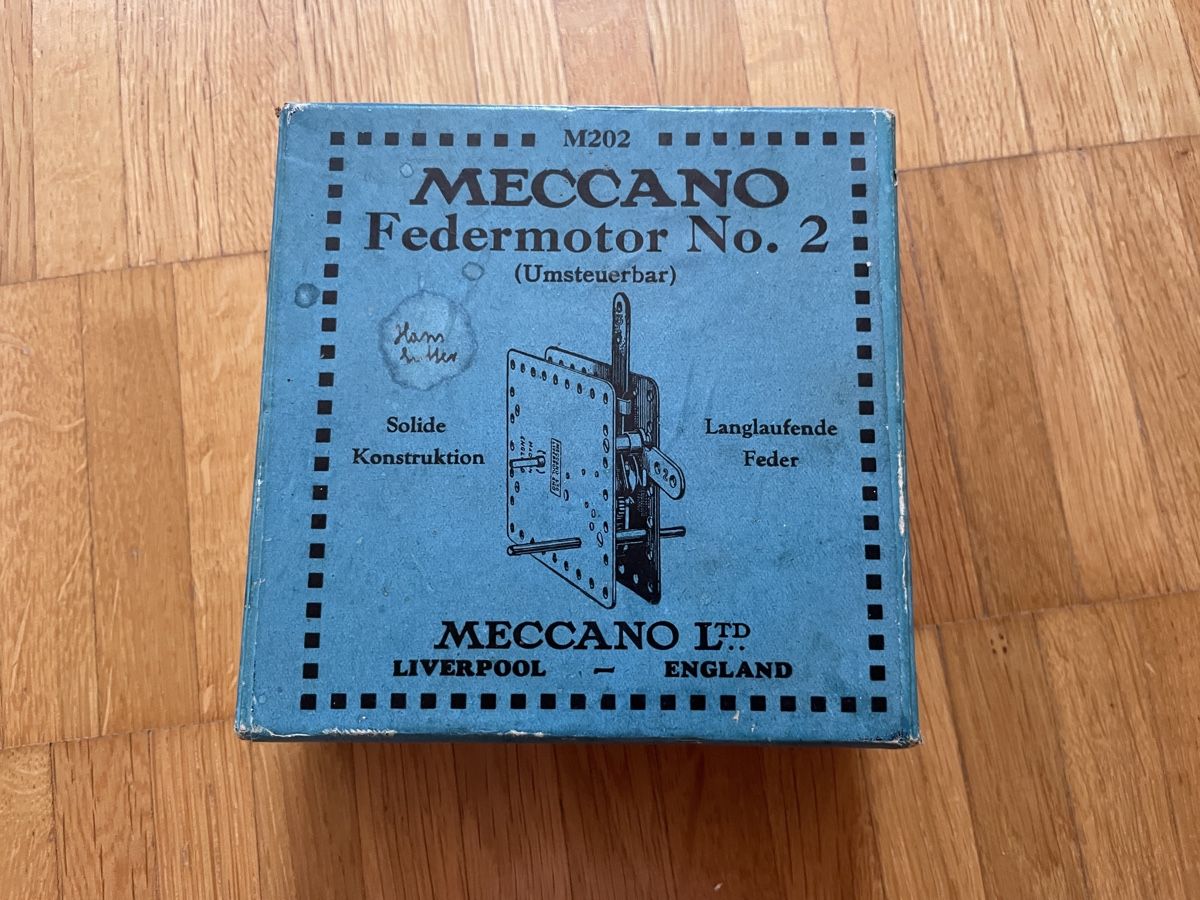 Meccano Spielzeuge: Meccano Federmotor No. 2 – Gebraucht aus Davos Monstein von pendragon79