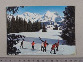 Alp Sellamatt, Ski, belebt, Säntis, Schafberg, Alt St.Johann