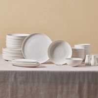 Forever Bone Allure 41-Teiliges 12-Personen Geschirrset