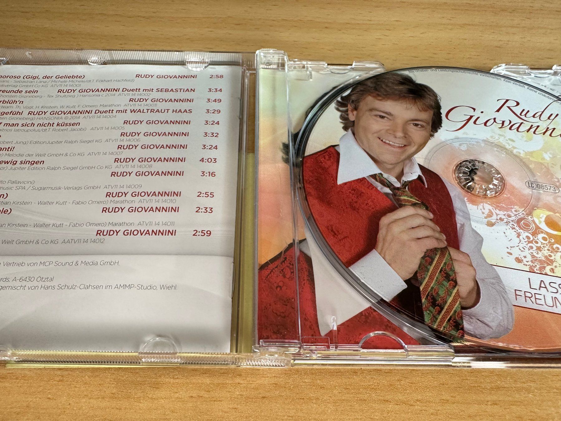 CD: Rudy Giovannini – Lass Uns Freunde Sein – Usato da Rikon im Tösstal venduto da Alpenmutz 2