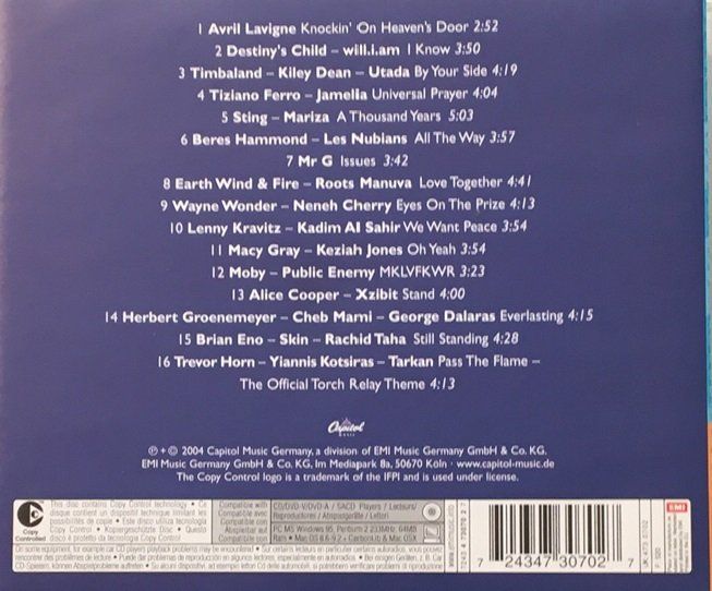 CDs: Unity - The Official ATHENS 2004 Olympic Games Album – Gebraucht aus Grüningen von azulverde 1