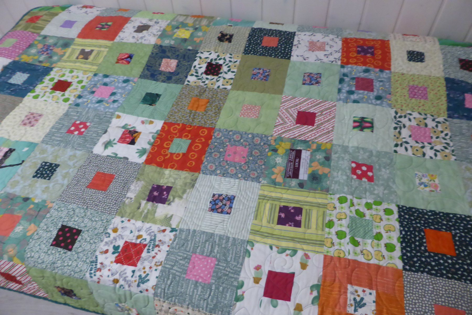 Coperte: Quilt - Patchwork - Tagesdecke 120 x 165 cm, neu – Nuovo (secondo la descrizione) da Brunnadern venduto da pinkfaden 7