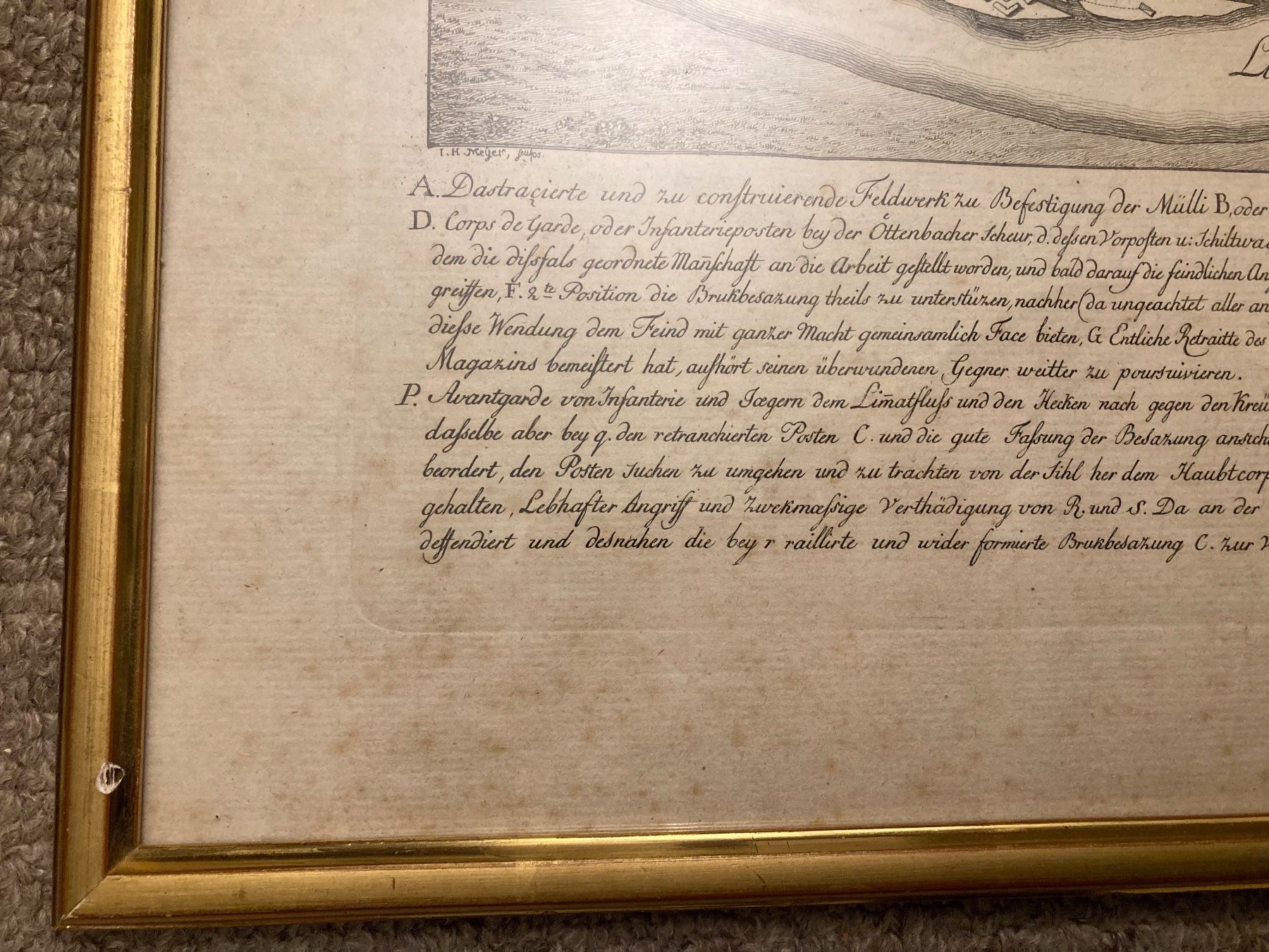 Incisioni: Plan einer Attacke, Zürich, 1779, gerahmt – Usato da Adliswil venduto da eku_8mgk 4