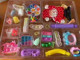 Adventskalender mit Pop it Fidget und Bubble Anti Stress