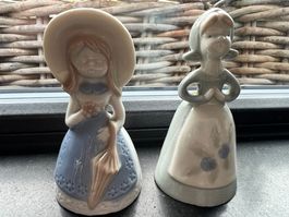 Porzellan Figuren Norddeutschland Tischglocken Mädchen Frau