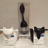 3 Teesiebe Katzen Koziol  Tee-Ei Twiggy