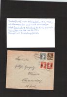 Bedarfsbrief n. Männedorf 28.4.1921,interes. Mischfrankatur!