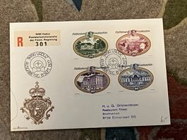 1 Erstagsbrief LI Einschreiben 1977