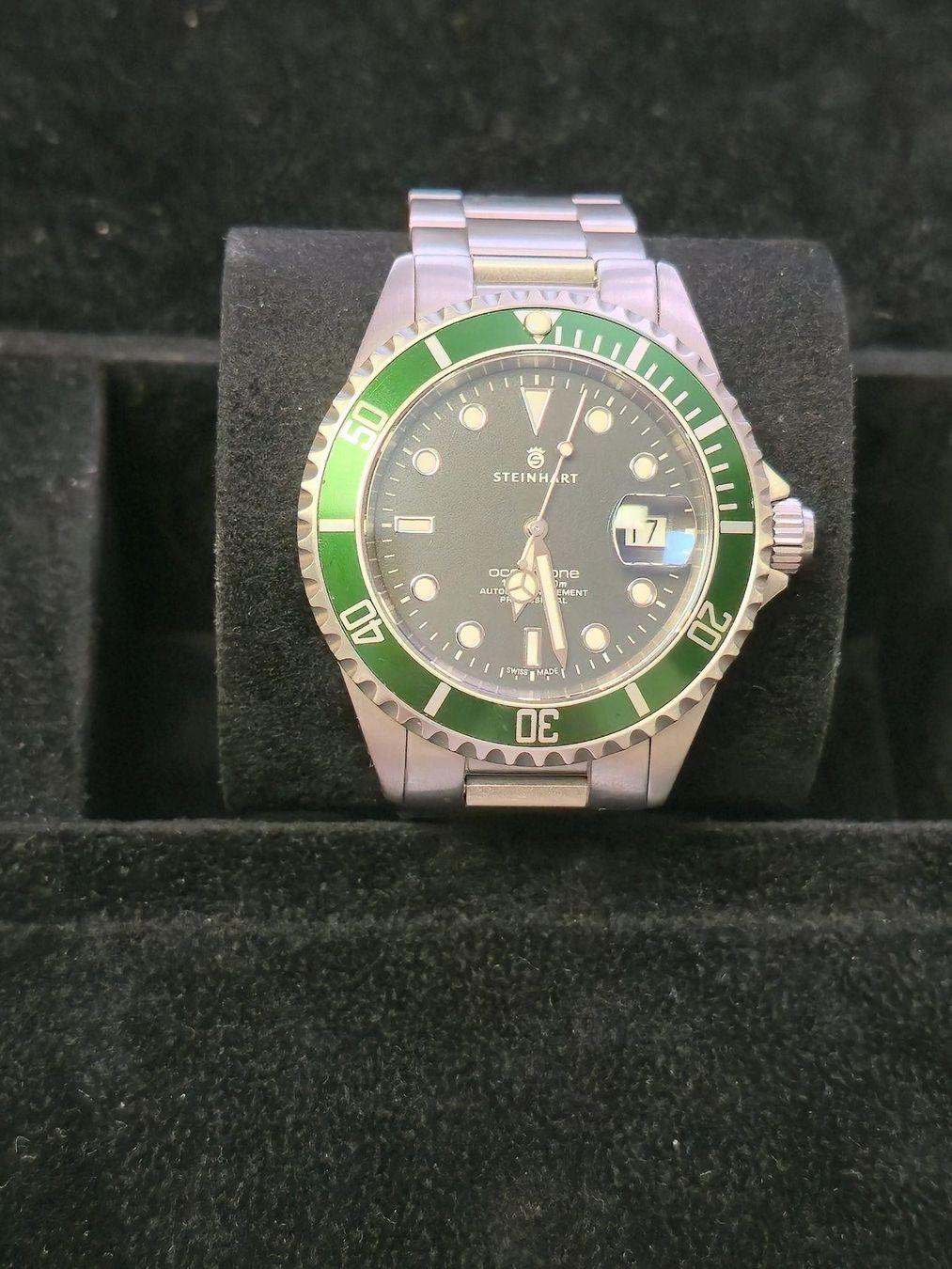 Steinhart Orologi: Steinhart Ocean One Green 300m Swiss Automatic – Usato da Dietlikon venduto da sop_qr7v 3