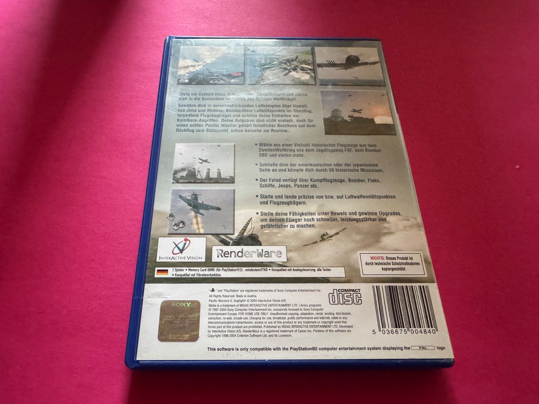Sony Spiele: PACIFIC WARRIORS 2 SPIEL FÜR PS2 – Gebraucht aus Hägendorf von Briansgameshop 2
