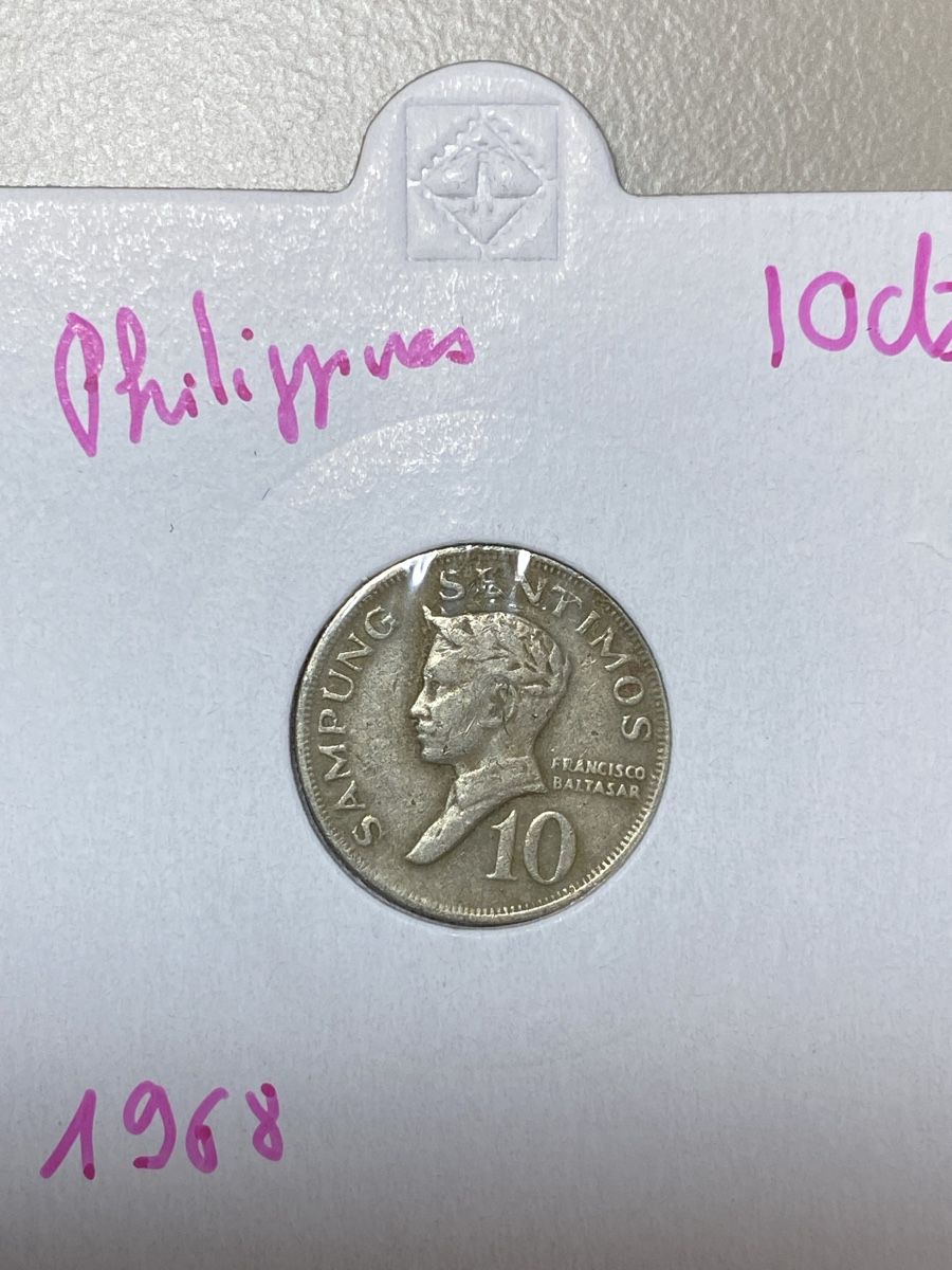 Tutti le monete: Philippines - 10 cents - 1968 – Usato da Payerne venduto da Mike1682