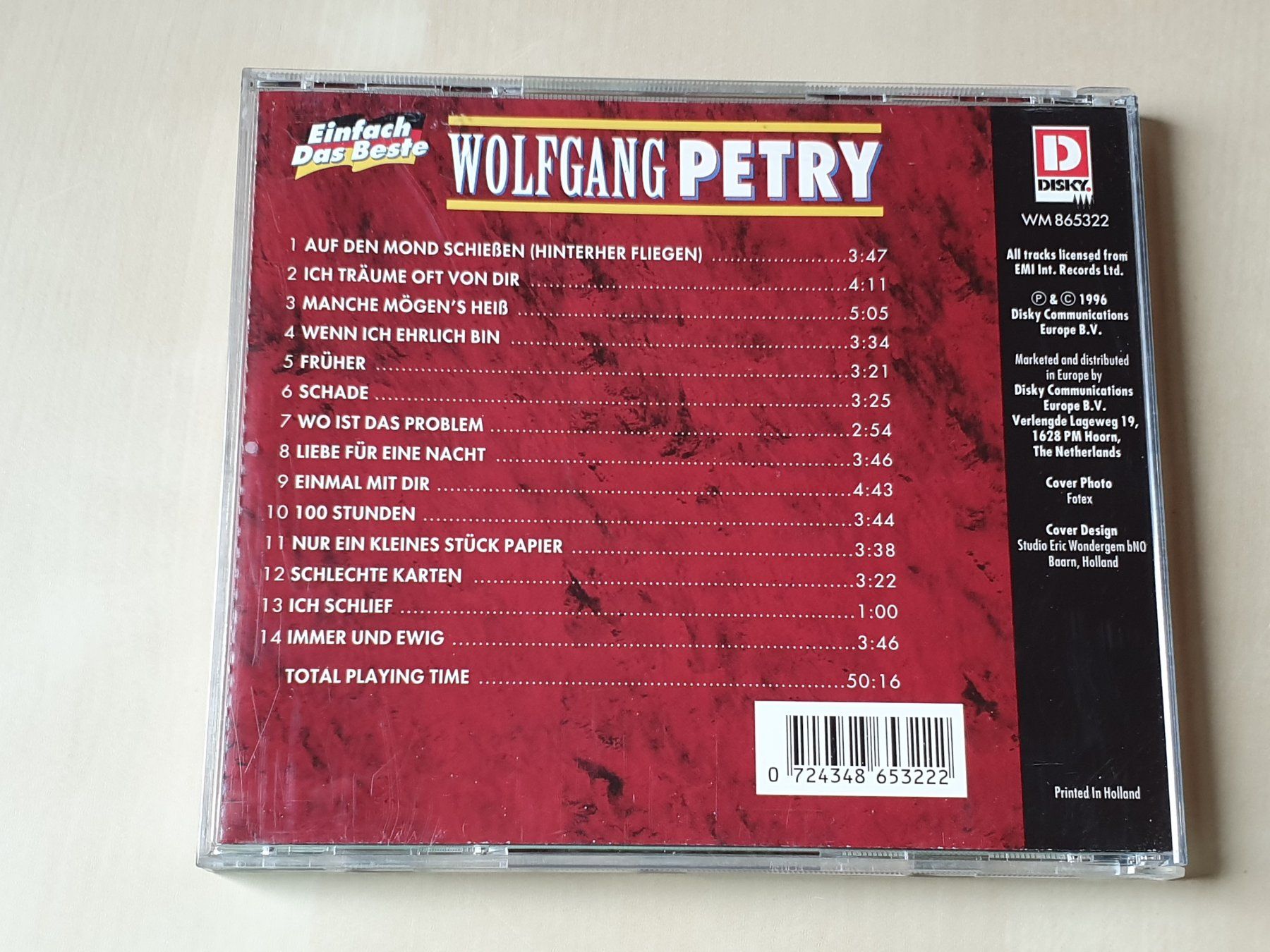 CD: Wolfgang Petry Einfach das Beste – Usato da Stansstad venduto da collectorsshop 1