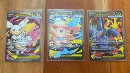 Mega Audiono ex,  Mega Clefable ex, Mega Heracross Set