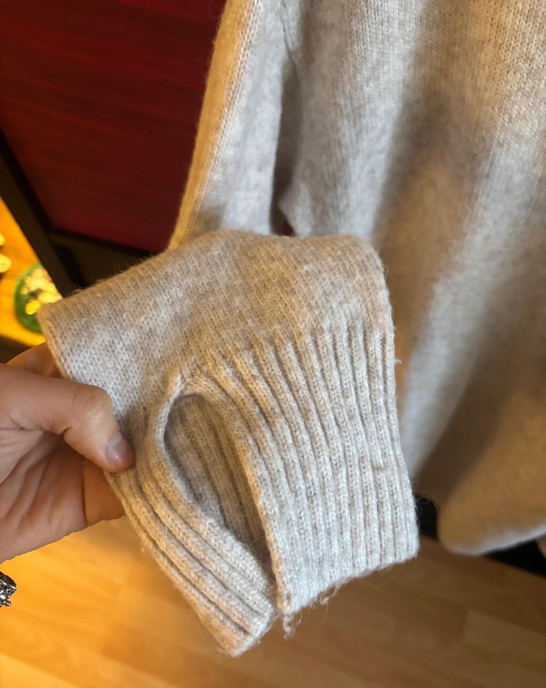 H&M Vestiti: H&M Strickkleid, Rollkragen, Beige, Grösse L – Usato da Bülach venduto da reaos 3