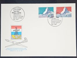 CL08 Enveloppe + Timbre Suisse 1967