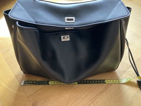 Ledertasche schwarz 