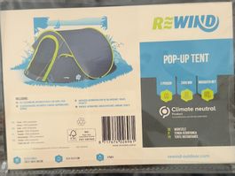 REWIND Pop Up Tent - Wurfzelt 📍 **NIE BENUTZT**