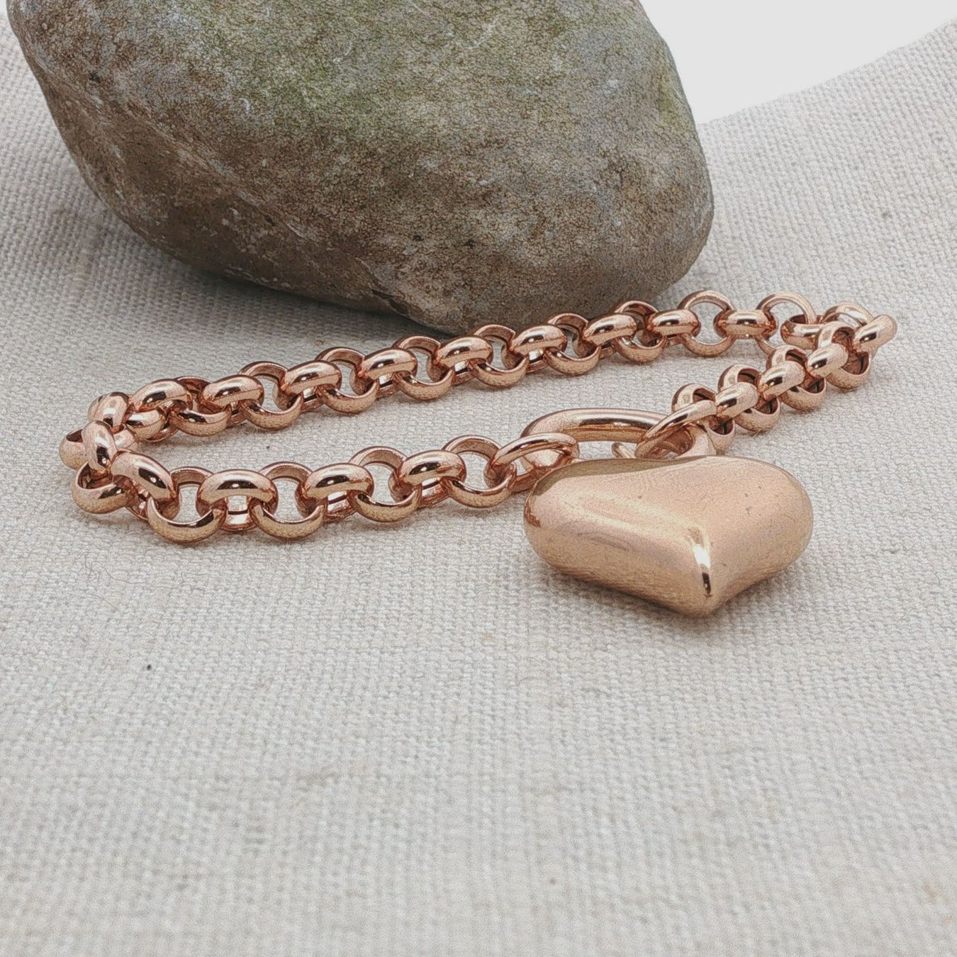 Olga Ribler Bracciali & Braccialetti: Silberarmband by Olga Ribler mit Herz – Nuovo (secondo la descrizione) da Luzern venduto da Schmuckoutlet 1