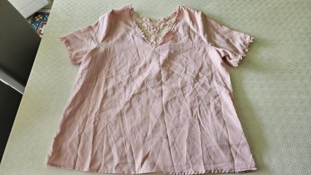 Maglietta rosa antico Shein tg.XL poliestere