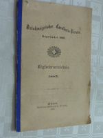 Militär Reglement Ostschweiz.Mitglied Cavallerie-Verein 1885