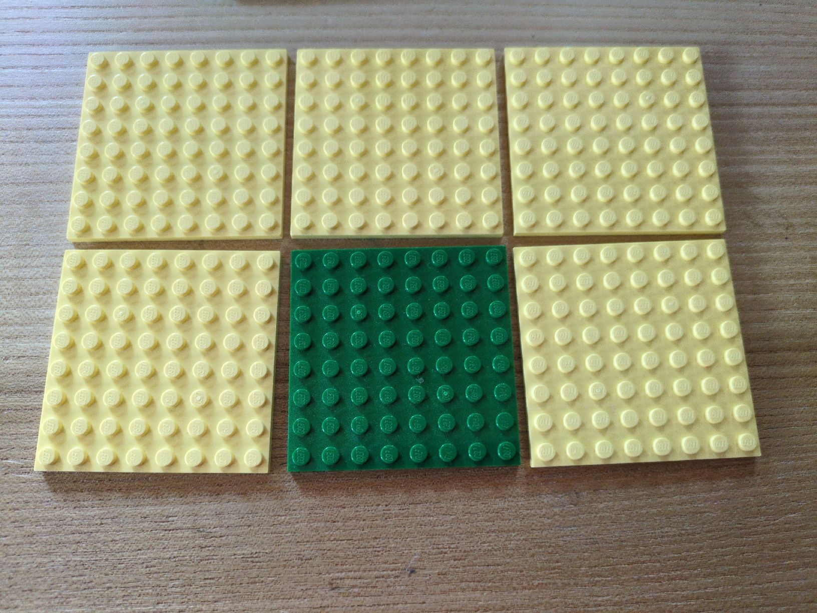 Lego Giocattoli: Lego Platten 8x8 6 Stück – Usato da Fankhaus (Trub) venduto da sun_7677