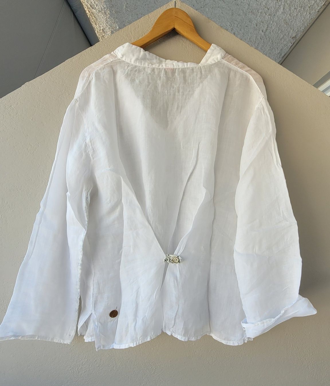 Hugo Boss Camicette: Luftige BOSS Orange Bluse, Leinengemisch M – Usato da Rüti ZH venduto da Kathleen 2