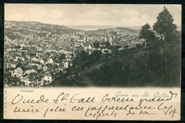 St. Gallen  Panorama   17.VIII. 1899