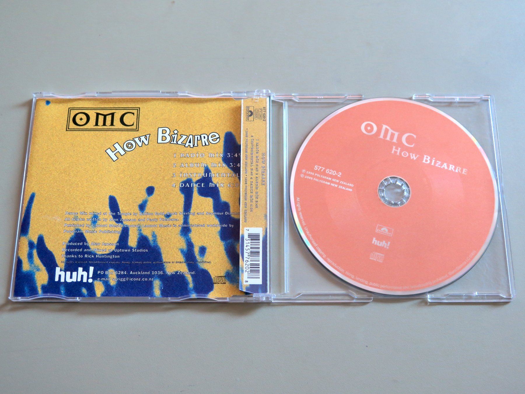 CD: CD-S OMC: How bizarre, 1995, 4 tracks – Usato da Bern venduto da Balzamico 1