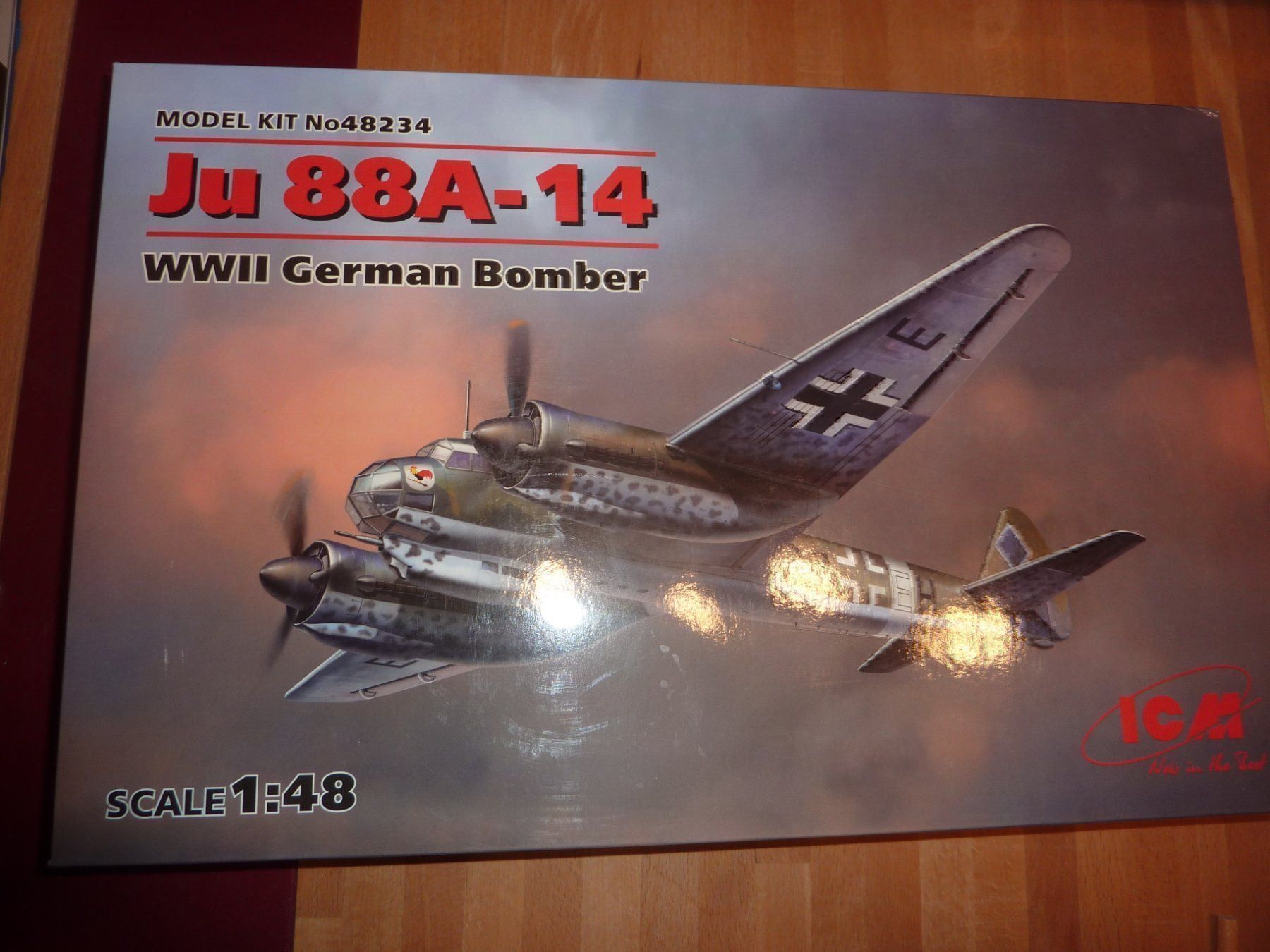 Kit di modellismo & Modellini statici: JU 88A-14 – Nuovo e nell'imballaggio originale da Balsthal venduto da bouteliee