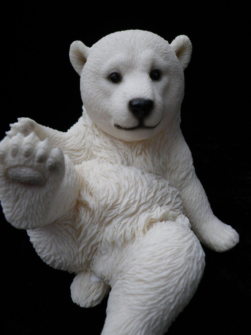 Statuette: Eisbär  / Winterdekoration – Usato da Reinach BL venduto da Annodomini