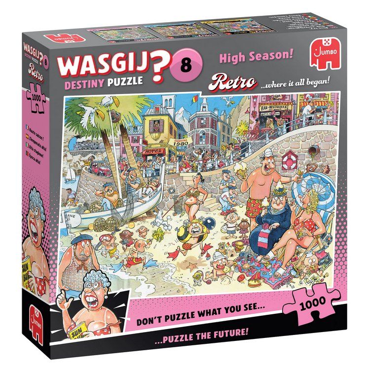 Wasgij Puzzles: Wasgji D8 Retro – Neu und originalverpackt aus Dagmersellen von FBM-Bacheli