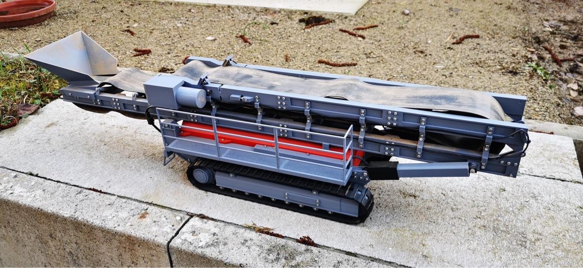 Modellismo RC: RC Förderband Raupe 1:14 – Nuovo (secondo la descrizione) da Altdorf UR venduto da modellbau-widmer 6