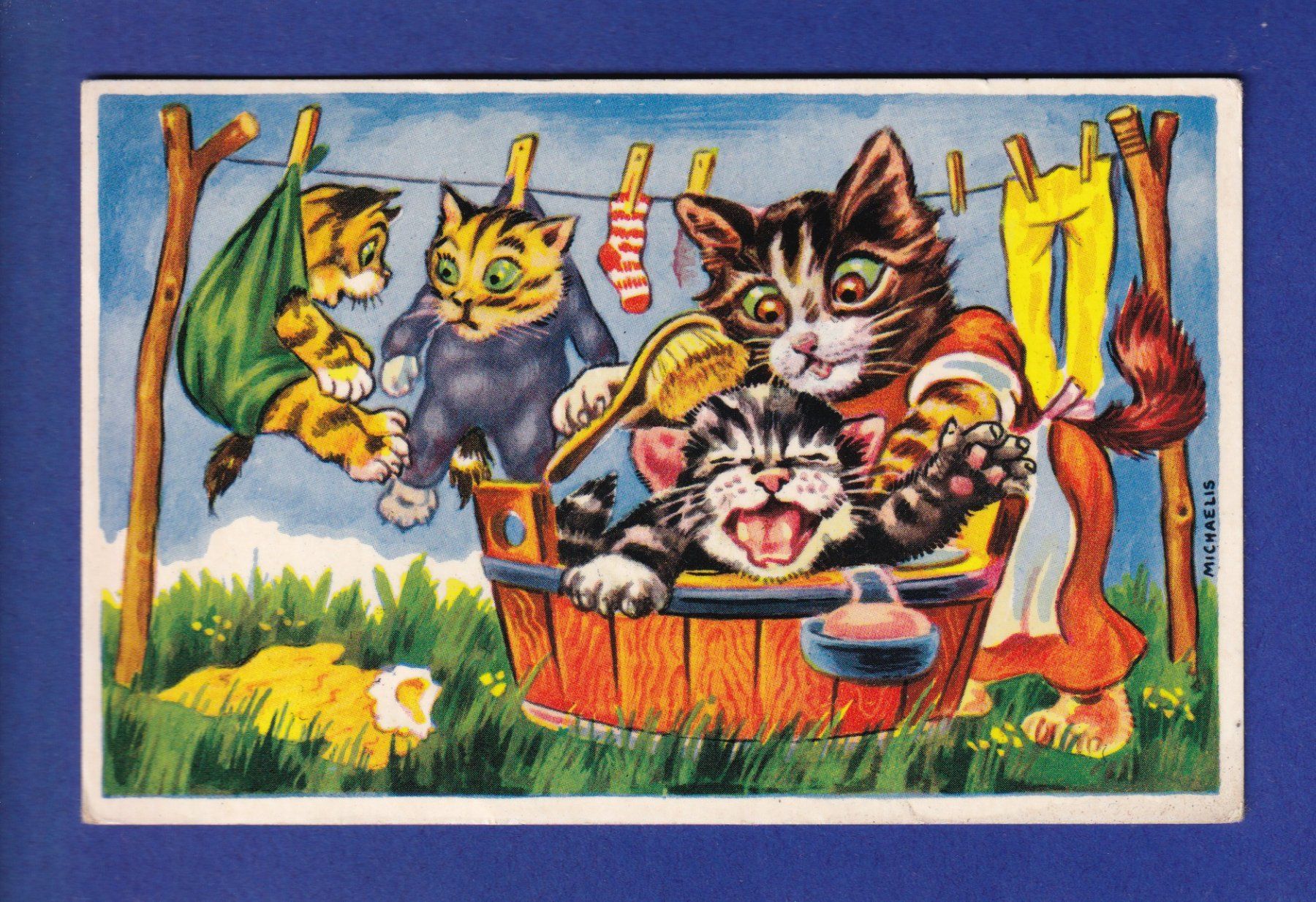 Ansichtskarten: CHAT - Chats humanisés – Gebraucht aus Pully von nicecards-shop