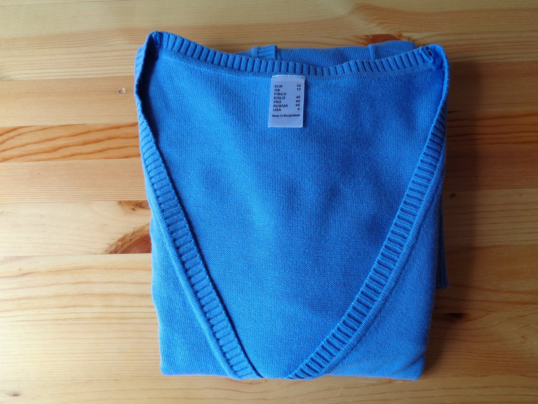 Jacken: Long-Strickjacke, blau, Gr. 38, Neu! – Neu (gemäss Beschreibung) aus Wiesendangen von Gullfoss 3