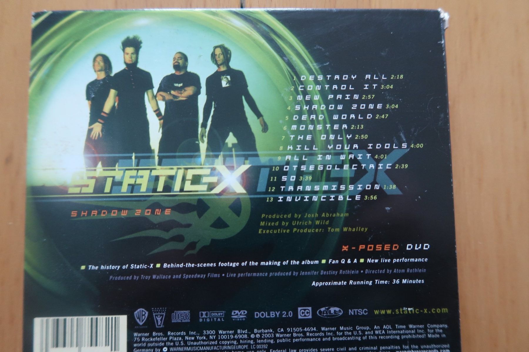 CD: CD  DVD  Static X  - CD Shadow Zone    DVD X-Posed – Usato da Porrentruy venduto da tupatup 2