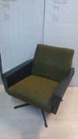 Fauteuil pivotant vert vintage 70's
