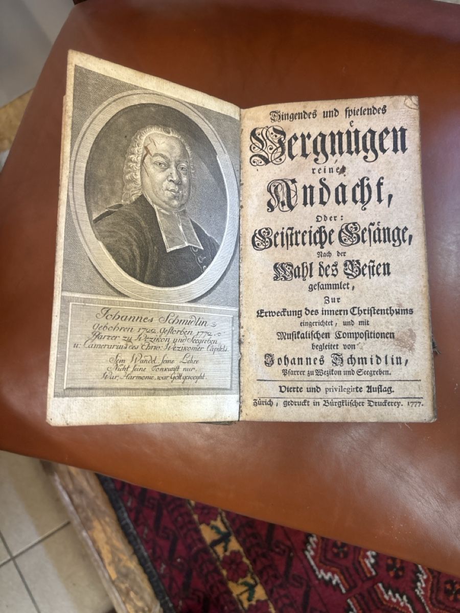 Libri: Antikes Gesangbuch 1777 Johannes Schmidlin – Usato da Chur venduto da Diversico2010