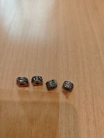 4er Set Beads, Schmuck Basteln, Metall, Pandora Armband