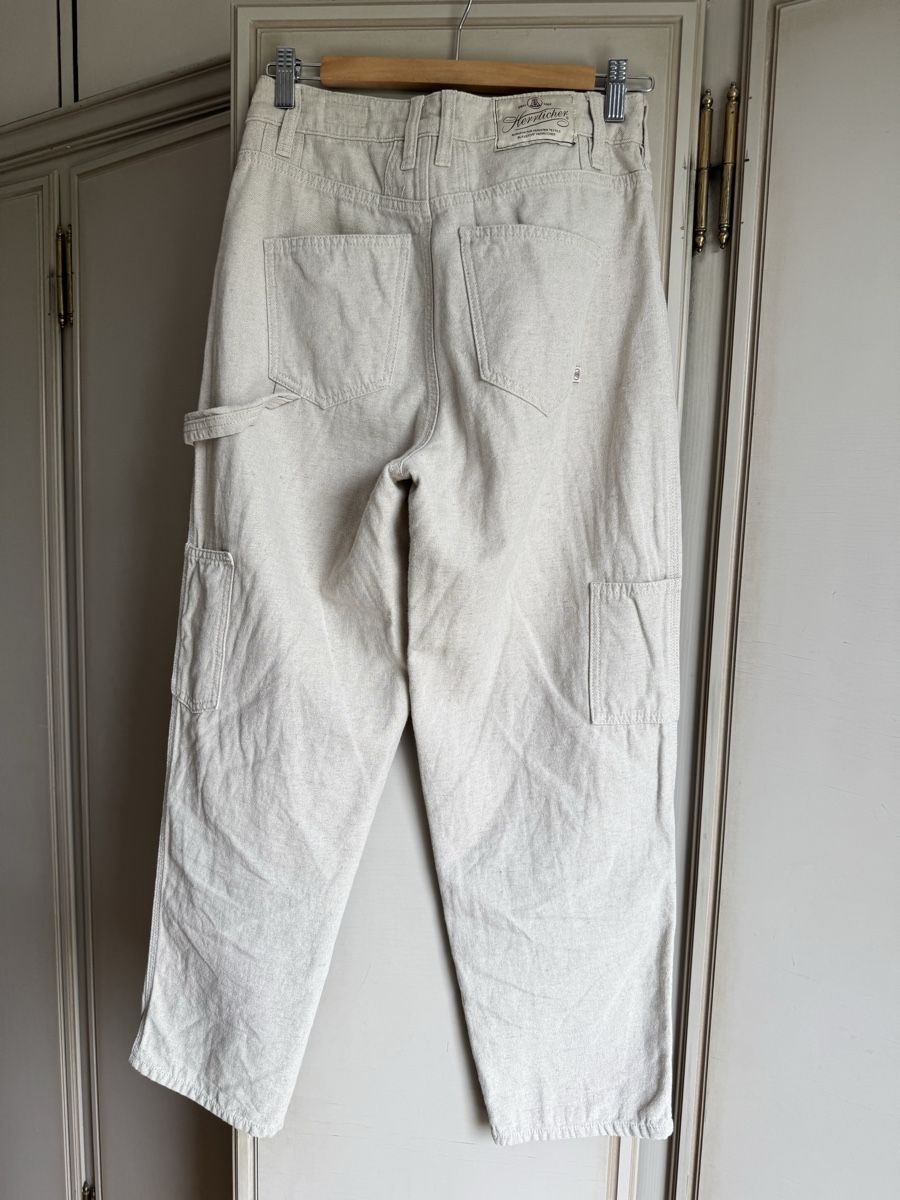 Herrlicher Pantaloni: Herrlicher Damen Cargohose Peyton Gr 26 beige – Nuovo (secondo la descrizione) da Solothurn venduto da coko01 1