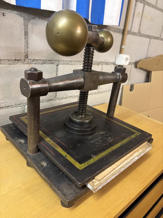 DoubleFill Buchpresse Aus Holz & Bambus - 38cm Für Buchbinderei & DIY