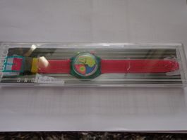 Montre Neuve Swatch chrono "Néon Flash Arrow 1990"