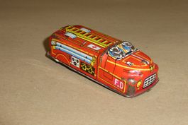 Blechspielzeug Feuerwehrwagen rot