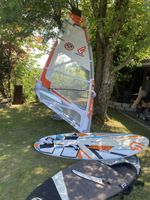 Windsurfset Fanatic Shark 150 Segel 5.0 Guter Zustand