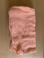 Scarf light pink orange cotton 