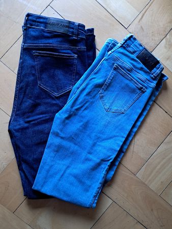 Jeans von Fitjeans, Flared,  Arctic Blue und/oder dark Blue