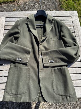 Windsor Jacket / Sakko, olivgrün, sehr leicht und sommerlich