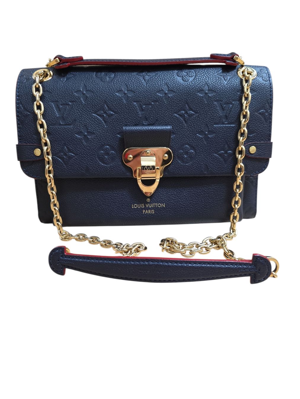 Louis Vuitton Borse da donna: Louis Vuitton Vavin PM Leder Tasche Blau/Rot – Nuovo (secondo la descrizione) da Hildisrieden venduto da Beka23