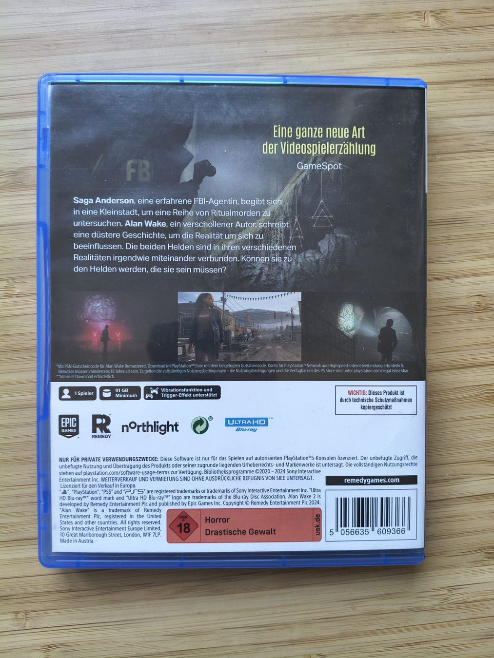 Giochi: Alan Wake 2 - Deluxe Edition (PS 5) – Usato da Riedholz venduto da ste_96cd 1