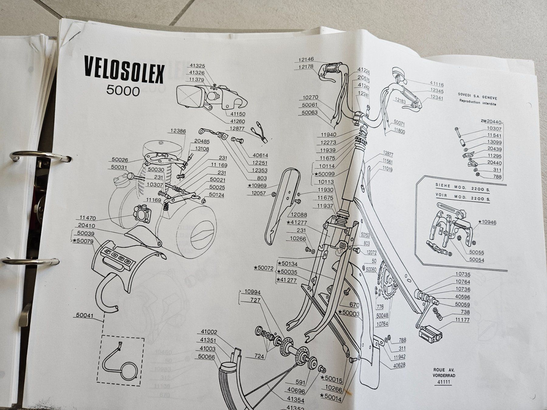 Documenti: Velosolex Ersatzteillisten und Bilder – Usato da Bülach venduto da Steinmaler98 7